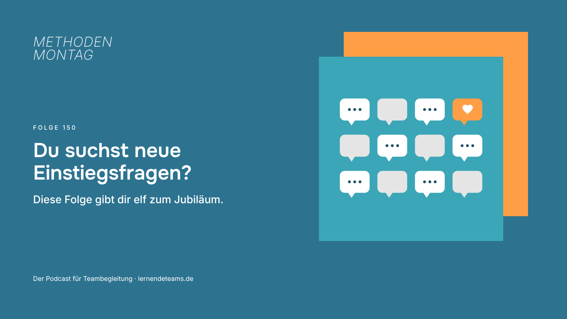 Du suchst neue Einstiegsfragen? Diese Folge gibt dir elf zum Jubiläum.