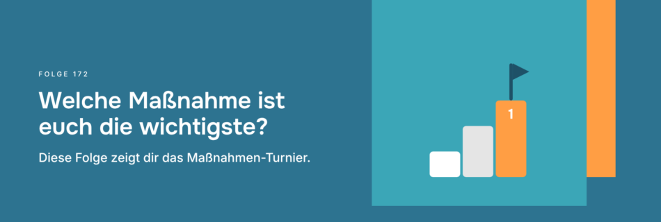 Welche Maßnahme ist euch die wichtigste? Diese Folge zeigt dir das Maßnahmen-Turnier.
