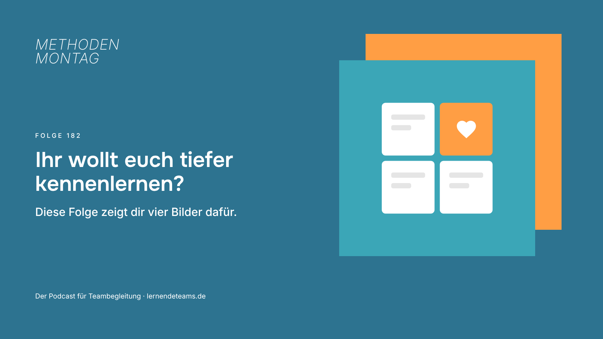 Ihr wollt euch tiefer kennenlernen? Diese Folge zeigt dir vier Bilder dafür.