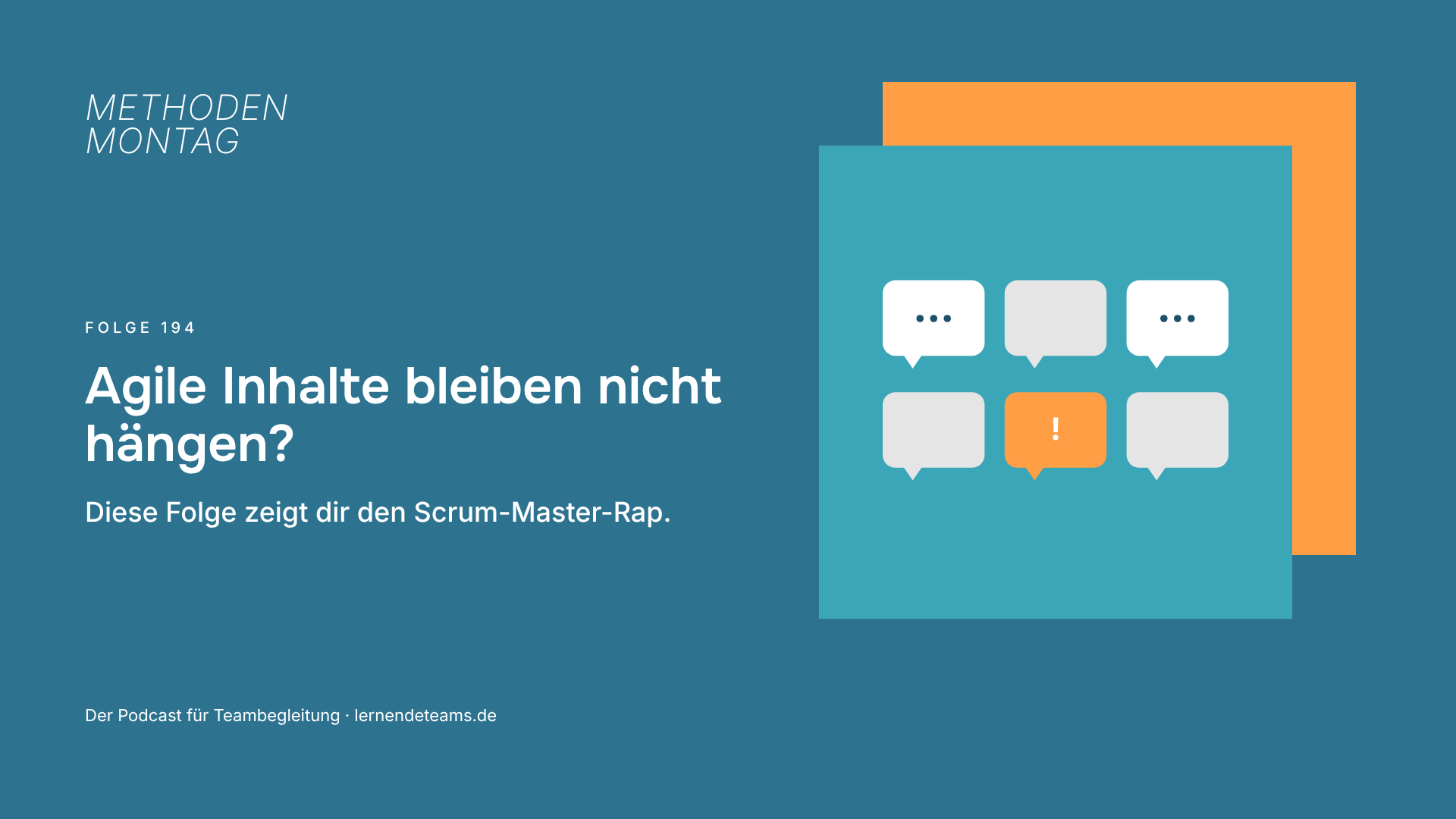 Agile Inhalte bleiben nicht hängen? Diese Folge zeigt dir den Scrum-Master-Rap.