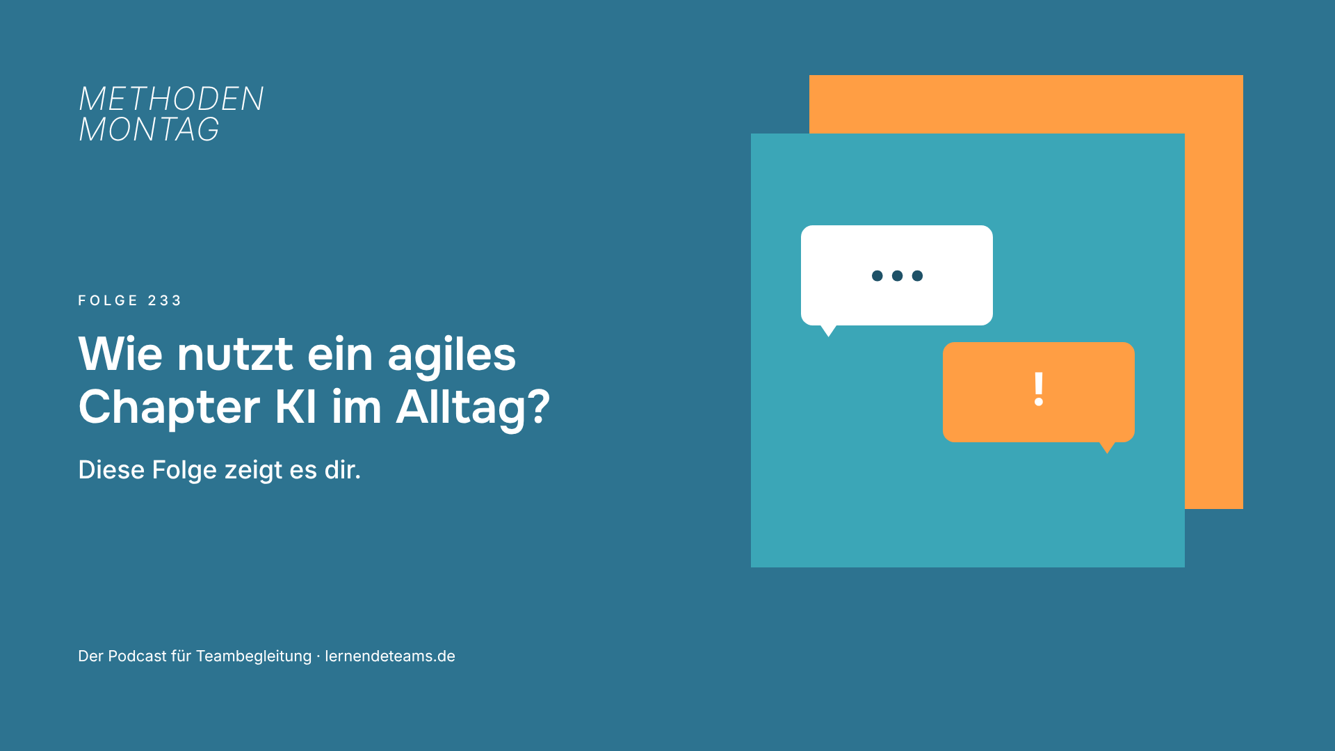 Wie nutzt ein agiles Chapter KI im Alltag? Diese Folge zeigt es dir.