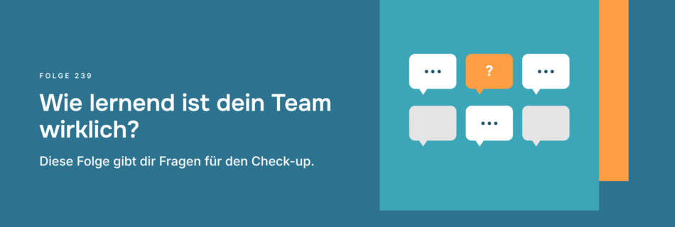 Wie lernend ist dein Team wirklich? Diese Folge gibt dir Fragen für den Check-up.