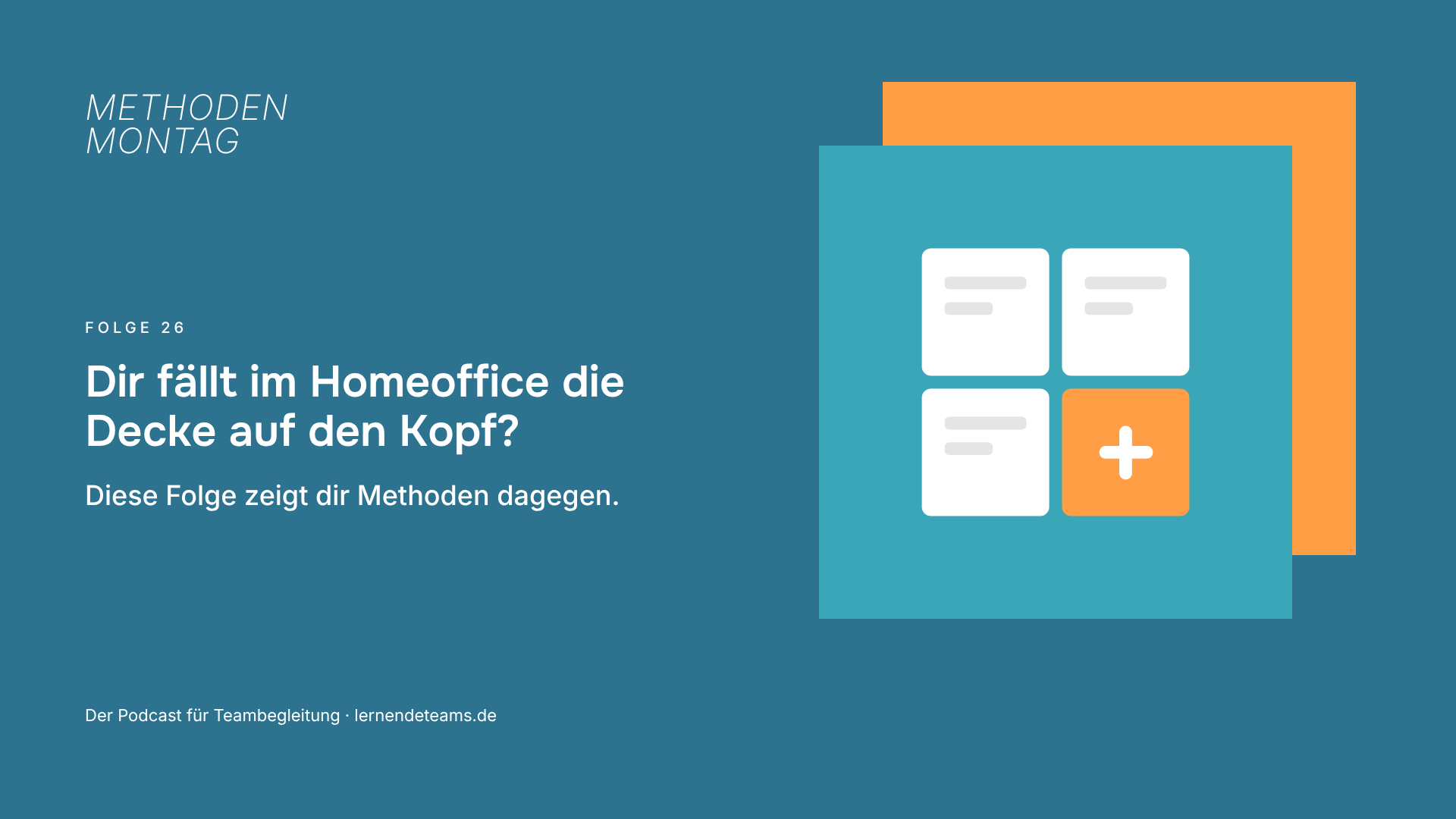 Dir fällt im Homeoffice die Decke auf den Kopf? Diese Folge zeigt dir Methoden dagegen.
