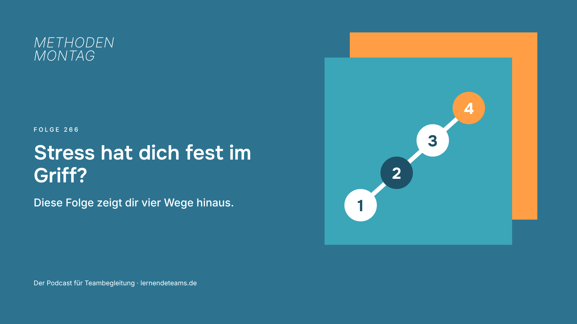 Stress hat dich fest im Griff? Diese Folge zeigt dir vier Wege hinaus.