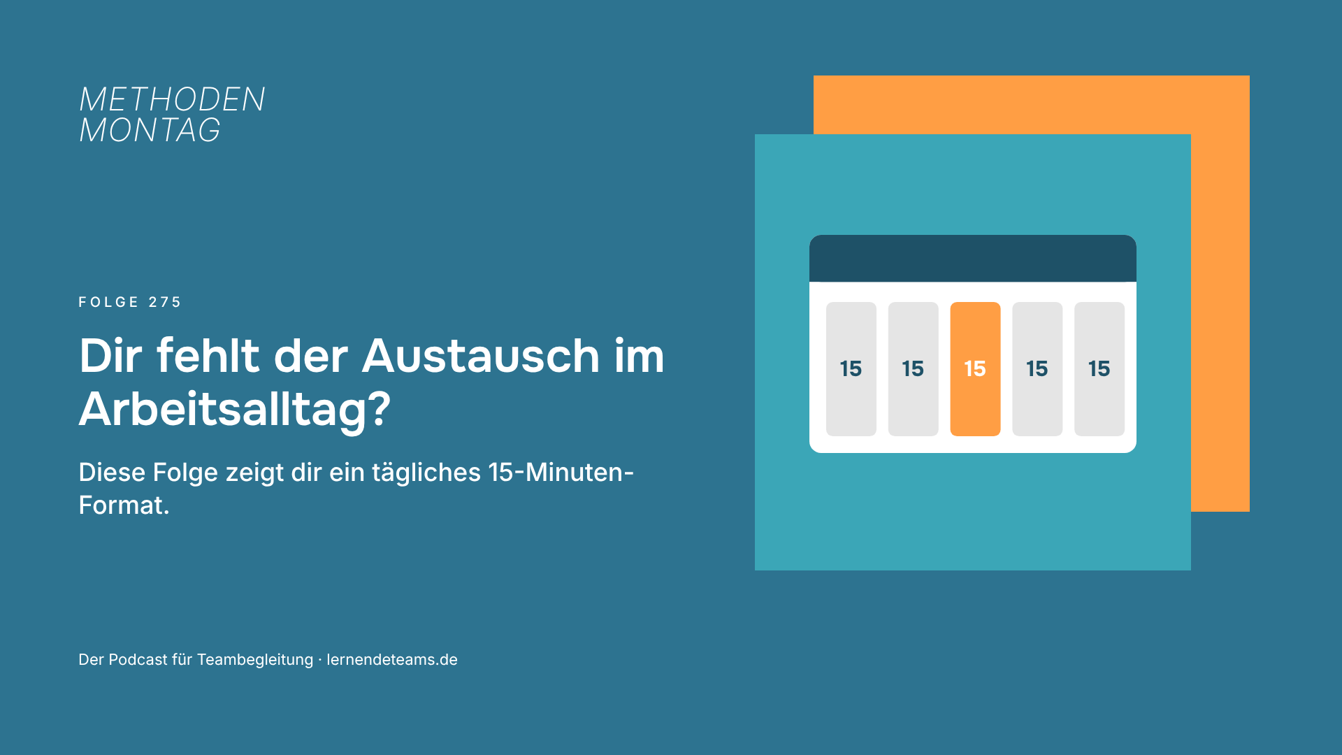 Dir fehlt der Austausch im Arbeitsalltag? Diese Folge zeigt dir ein tägliches 15-Minuten-Format.