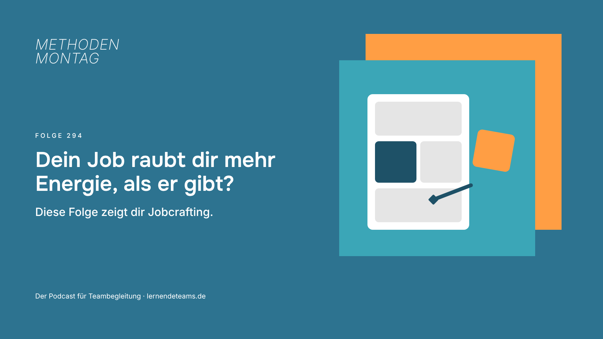 Dein Job raubt dir mehr Energie, als er gibt? Diese Folge zeigt dir Jobcrafting.