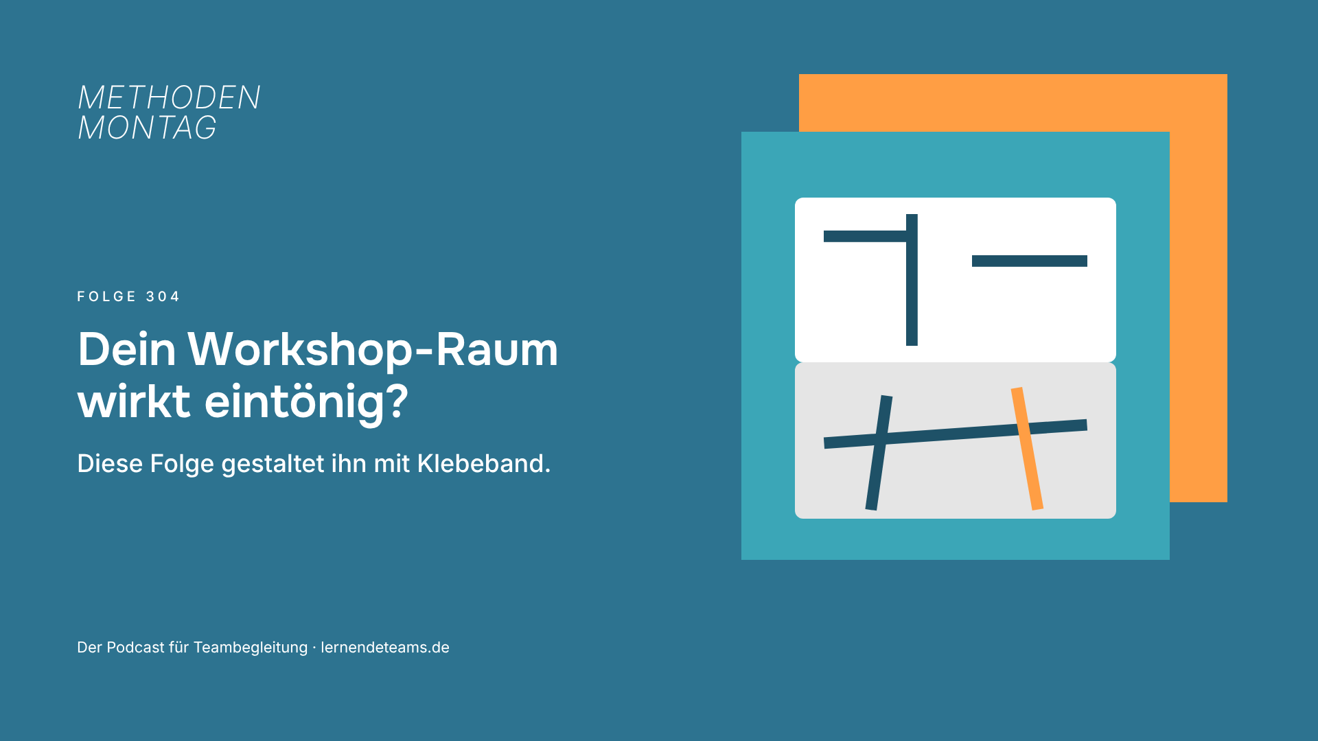 Dein Workshop-Raum wirkt eintönig? Diese Folge gestaltet ihn mit Klebeband.