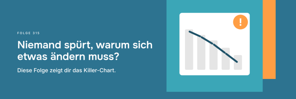 Niemand spürt, warum sich etwas ändern muss? Diese Folge zeigt dir das Killer-Chart.