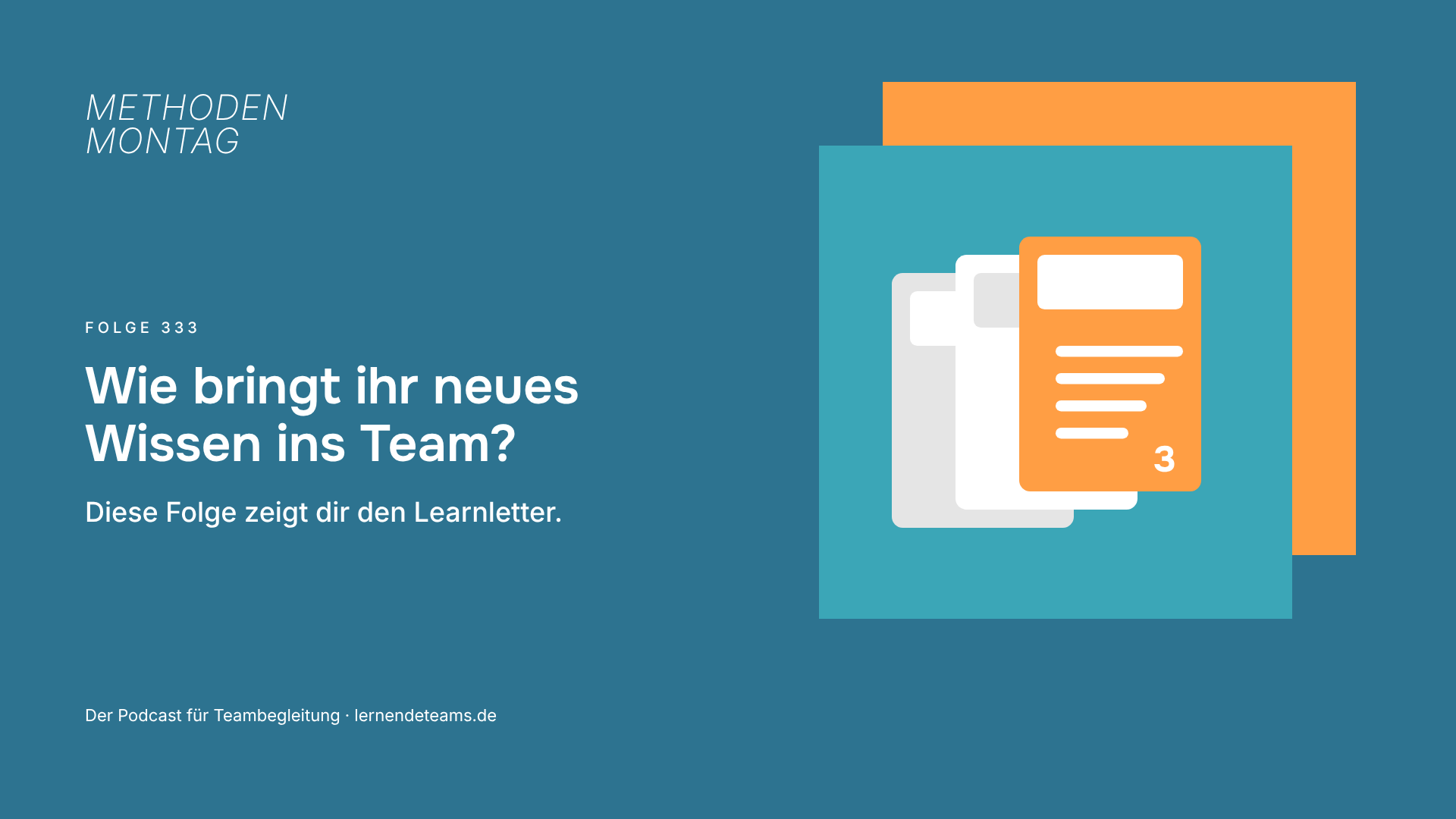 Wie bringt ihr neues Wissen ins Team? Diese Folge zeigt dir den Learnletter.