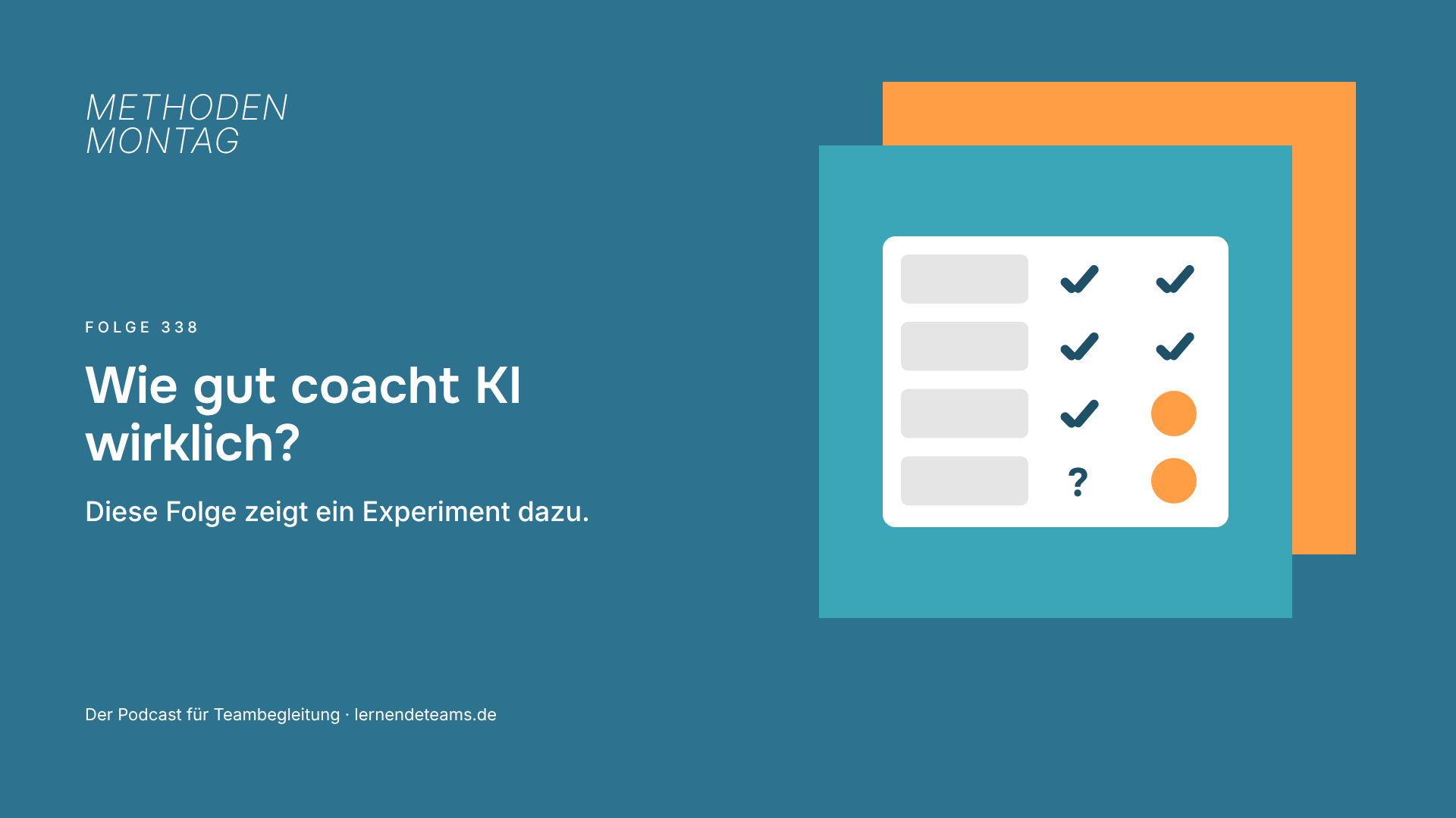 Wie gut coacht KI wirklich? Diese Folge zeigt ein Experiment dazu.