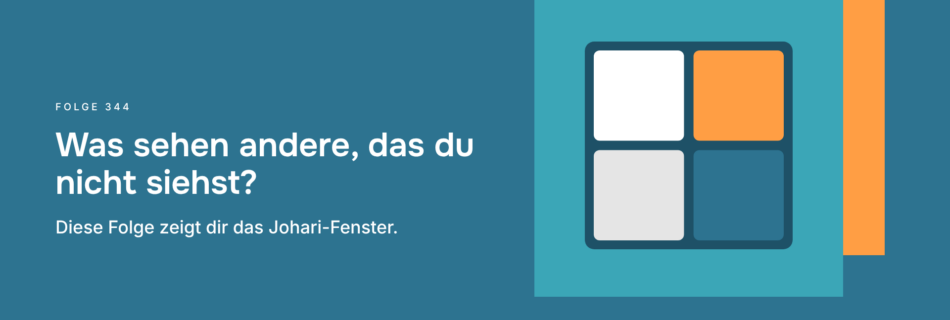 Was sehen andere, das du nicht siehst? Diese Folge zeigt dir das Johari-Fenster.