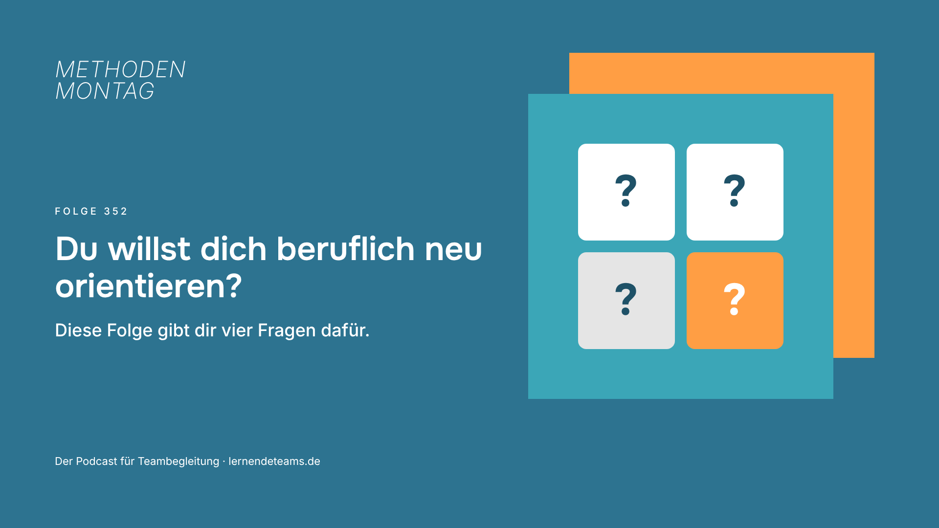 Du willst dich beruflich neu orientieren? Diese Folge gibt dir vier Fragen dafür.