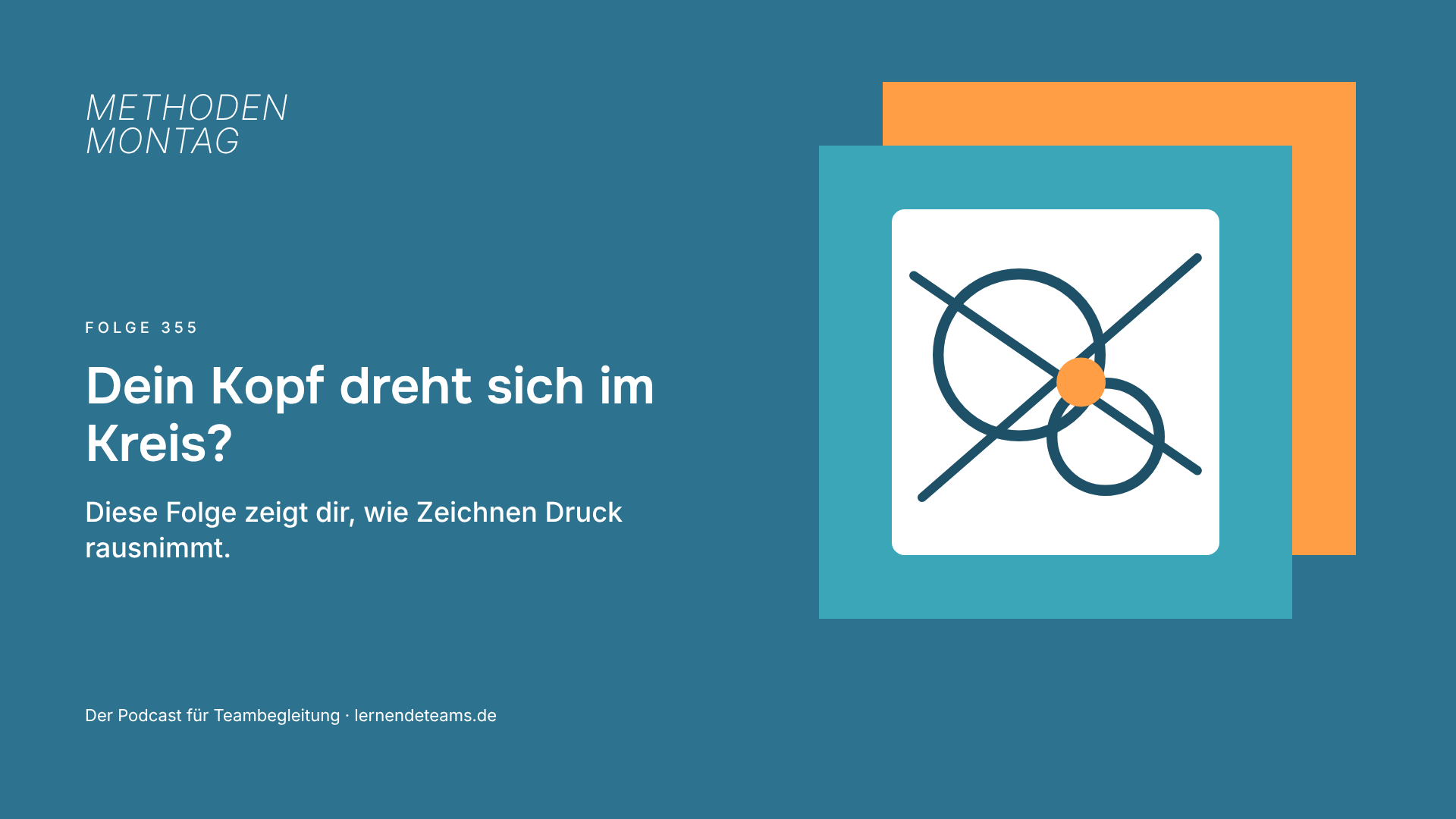 Dein Kopf dreht sich im Kreis? Diese Folge zeigt dir, wie Zeichnen Druck rausnimmt.