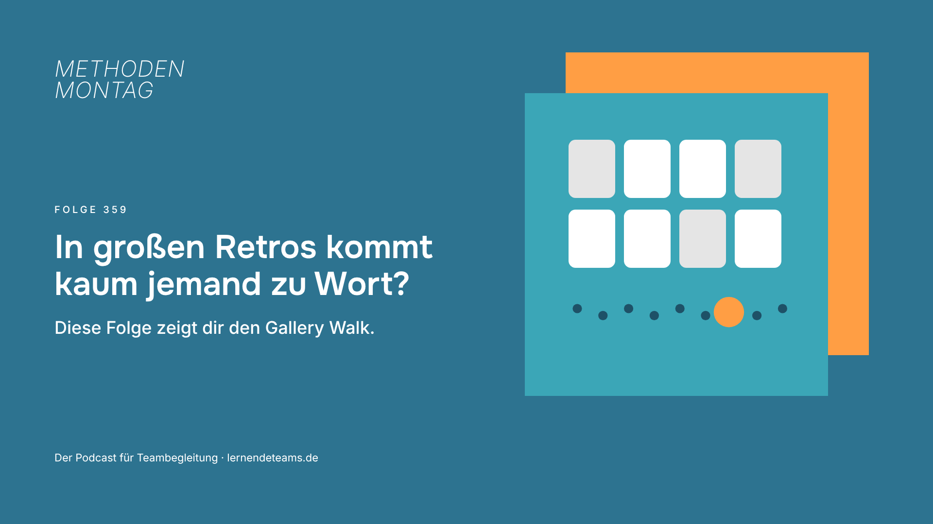In großen Retros kommt kaum jemand zu Wort? Diese Folge zeigt dir den Gallery Walk.