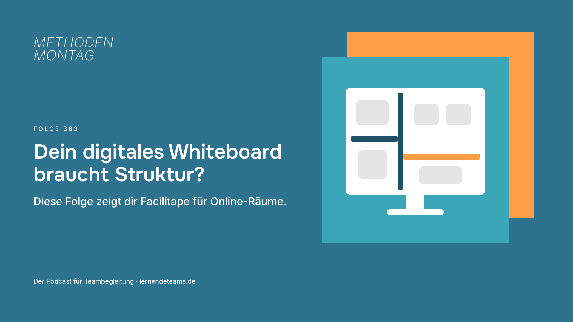 Dein digitales Whiteboard braucht Struktur? Diese Folge zeigt dir Facilitape für Online-Räume.