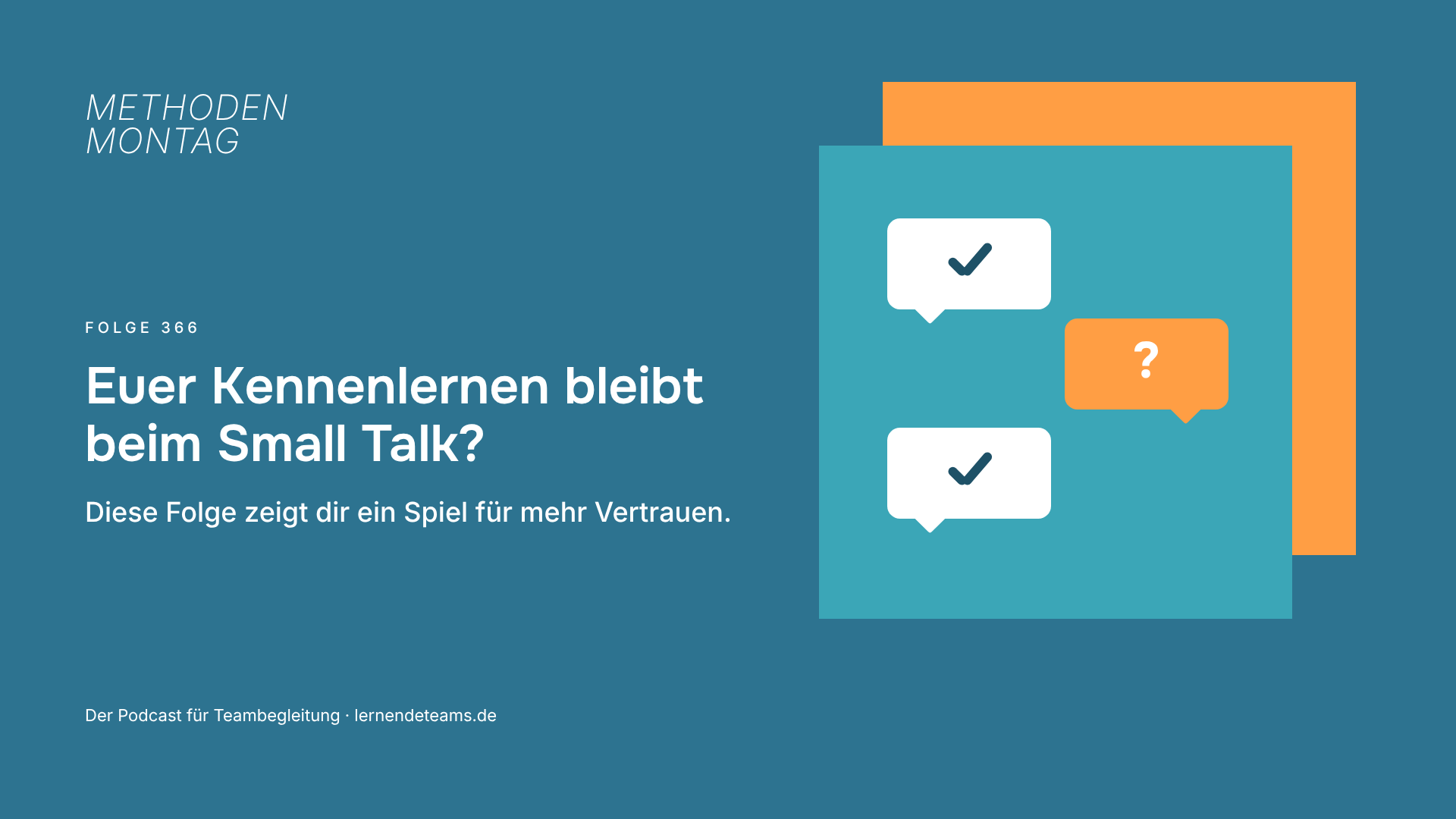Euer Kennenlernen bleibt beim Small Talk? Diese Folge zeigt dir ein Spiel für mehr Vertrauen.