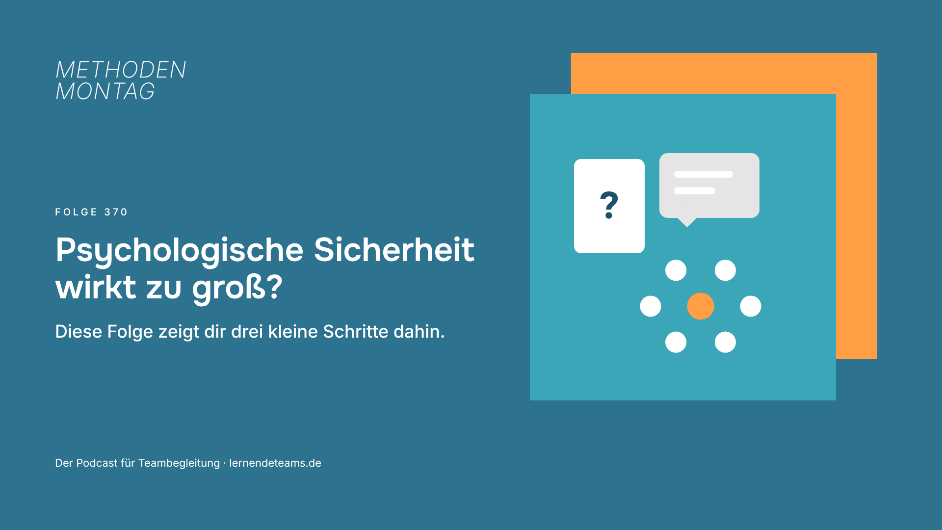 Psychologische Sicherheit wirkt zu groß? Diese Folge zeigt dir drei kleine Schritte dahin.