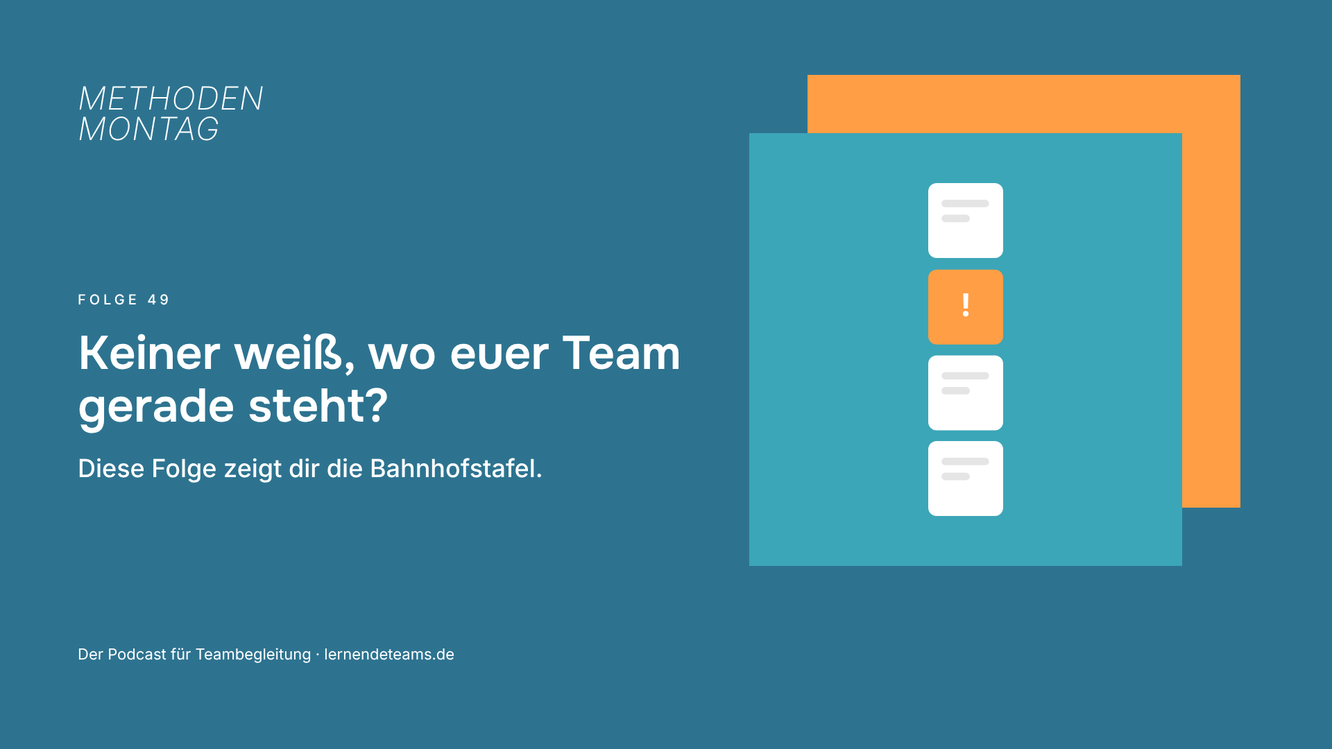 Keiner weiß, wo euer Team gerade steht? Diese Folge zeigt dir die Bahnhofstafel.
