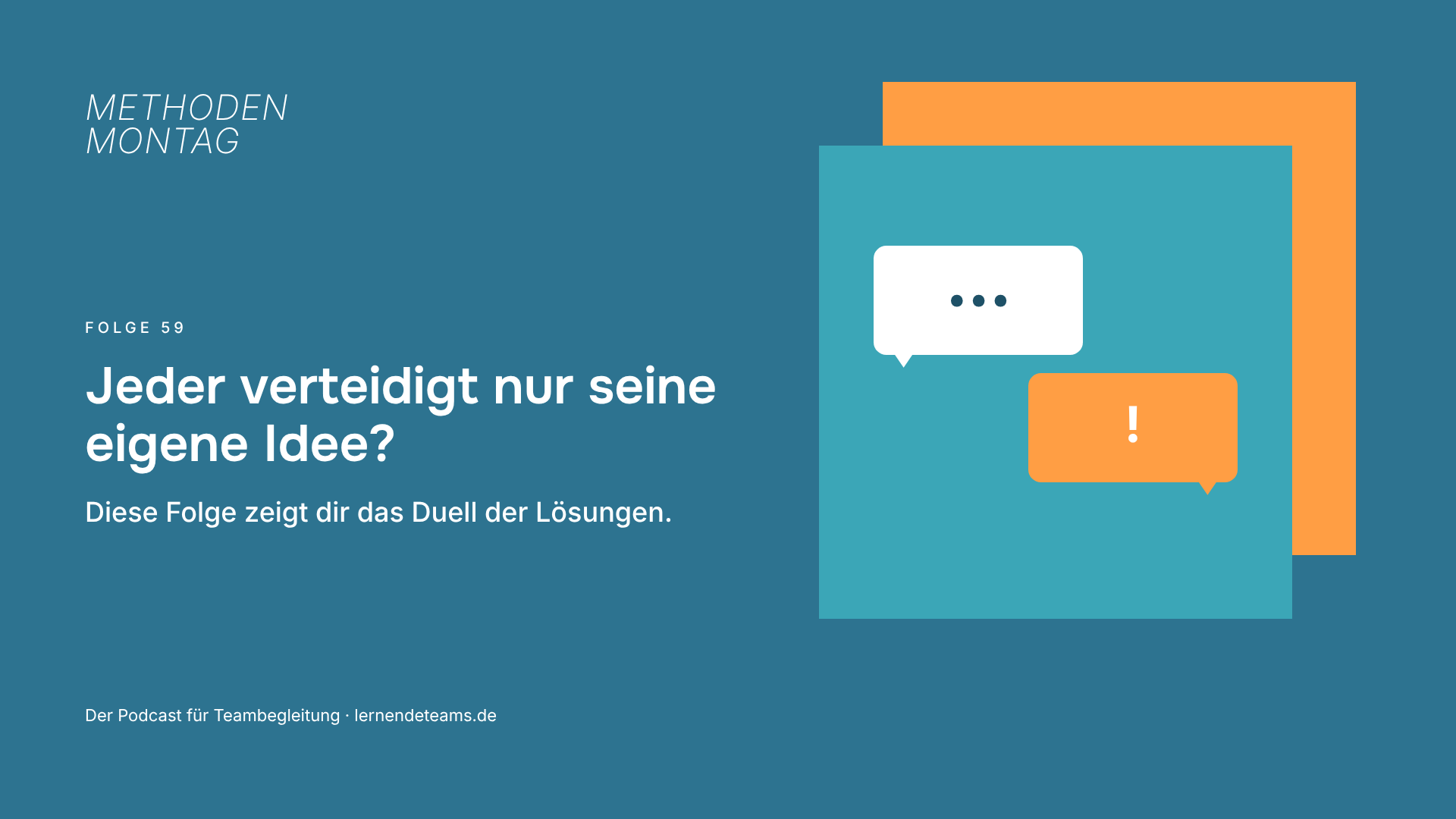 Jeder verteidigt nur seine eigene Idee? Diese Folge zeigt dir das Duell der Lösungen.