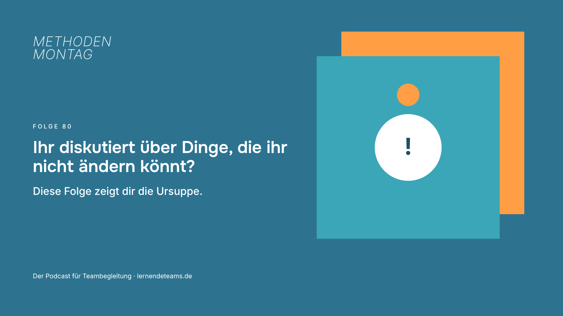 Ihr diskutiert über Dinge, die ihr nicht ändern könnt? Diese Folge zeigt dir die Ursuppe.